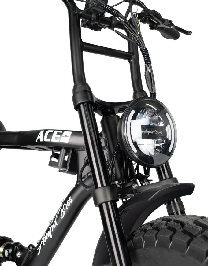 Amp'd Bros Ace X Pro Dual Electric Bike | Black